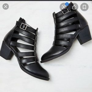 American Eagle Strappy Cutout Booties